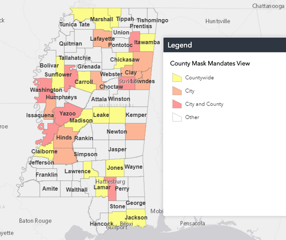 Mask mandate extended to seven additional counties